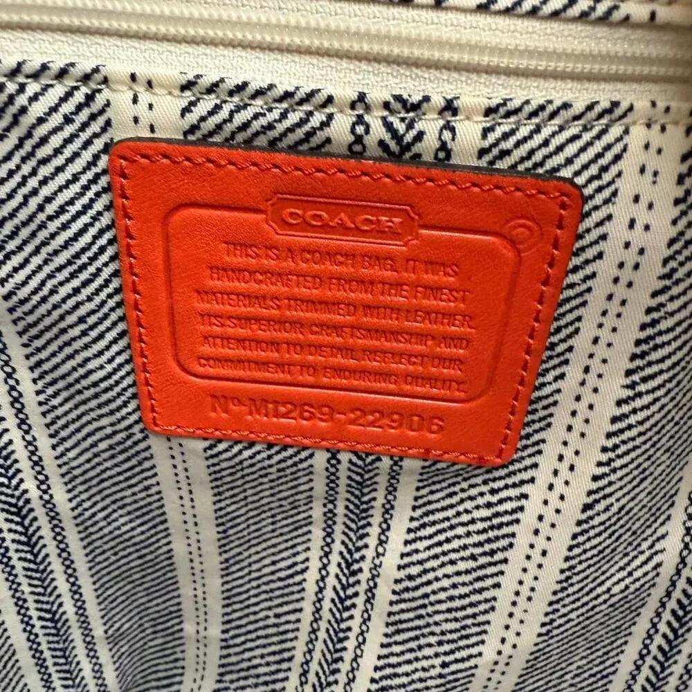 NWT COACH Straw Dogleash 22906 Hobo Shoulder Bag